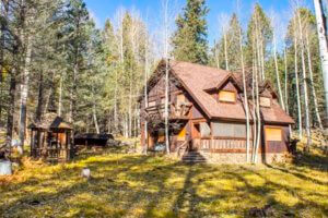 Bare Aspen Ranch cabin.